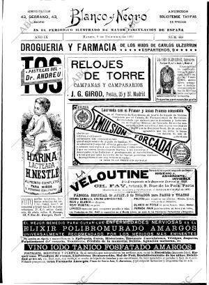 BLANCO Y NEGRO MADRID 09-12-1899 página 2