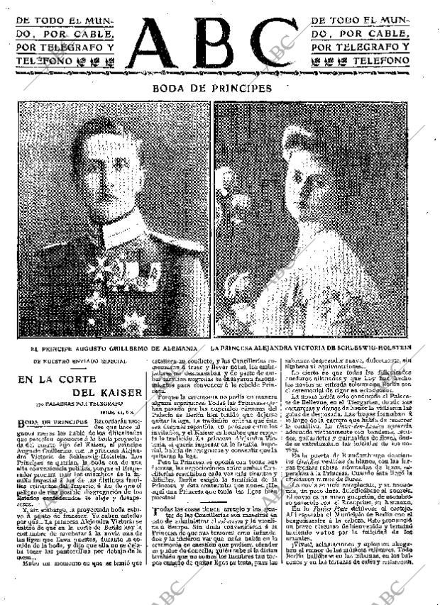 ABC MADRID 22-10-1908 página 3