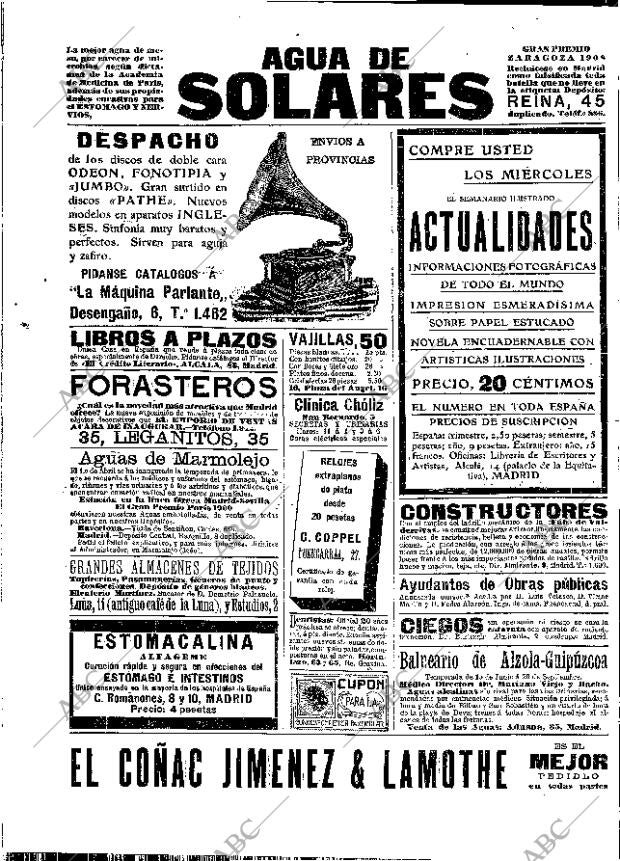 ABC MADRID 26-04-1909 página 16