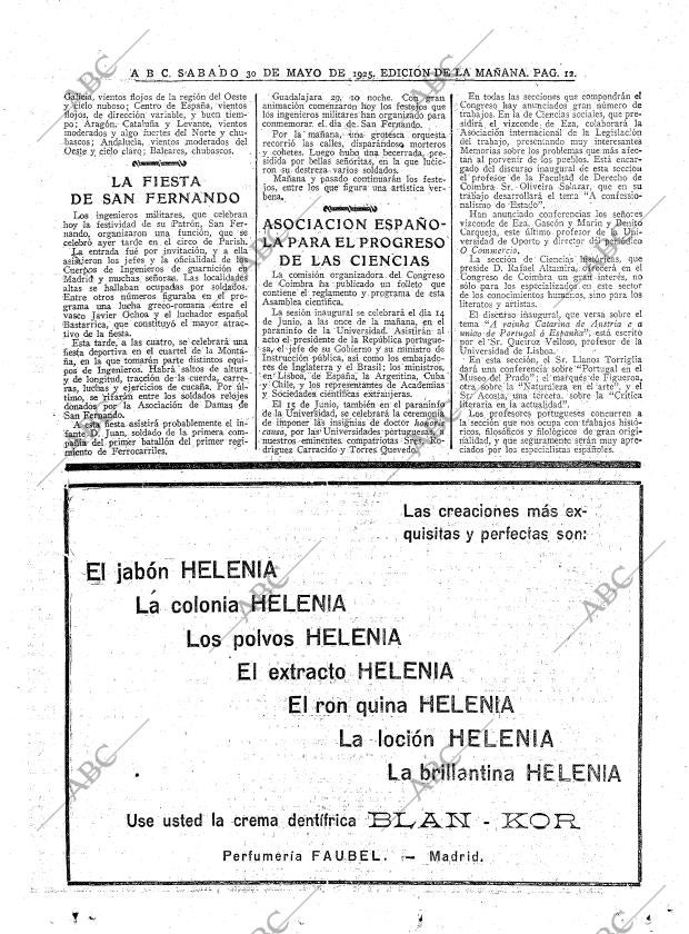 ABC MADRID 30-05-1925 página 12