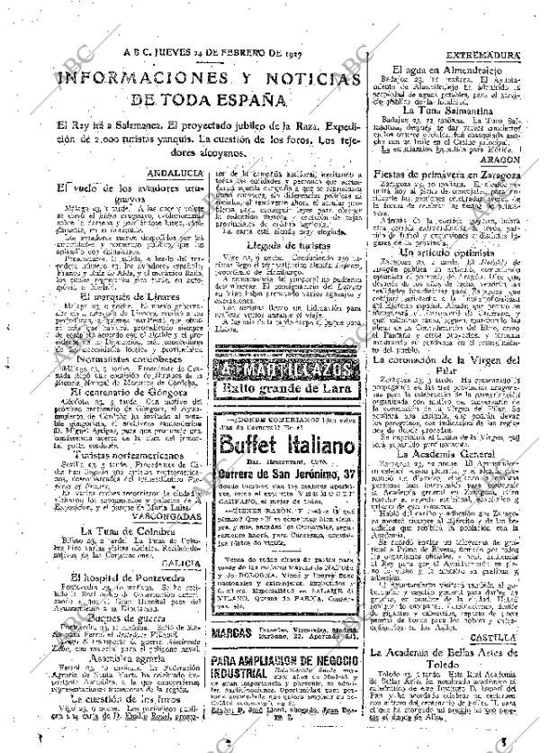 ABC MADRID 24-02-1927 página 27