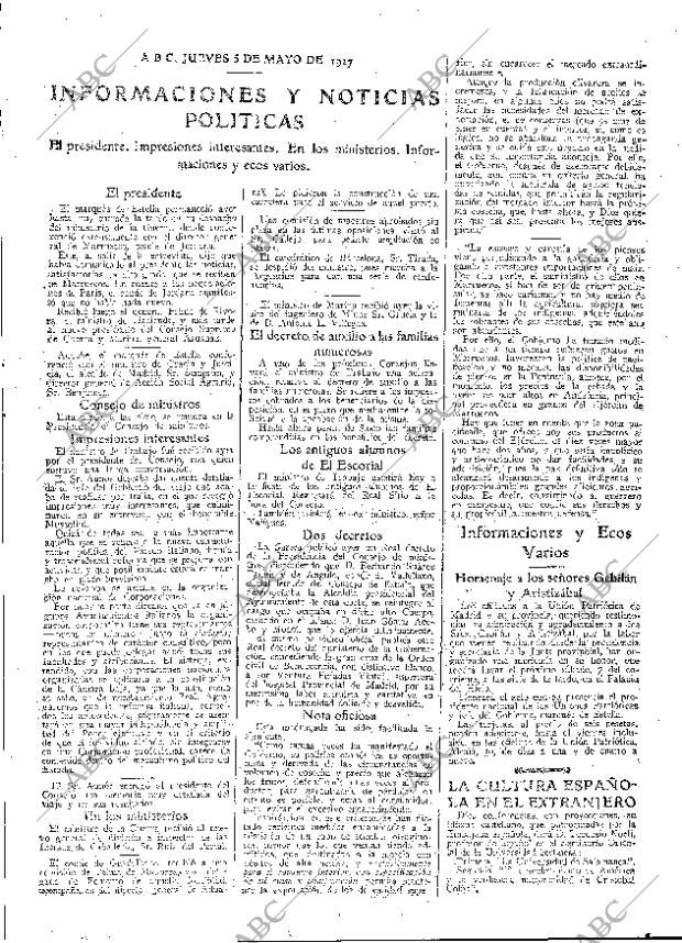 ABC MADRID 05-05-1927 página 17