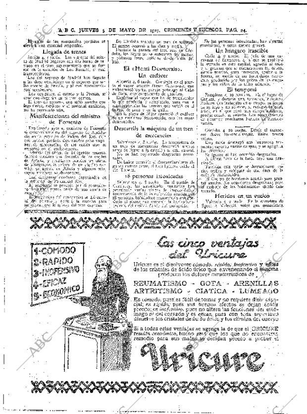 ABC MADRID 05-05-1927 página 24