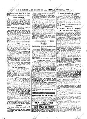 ABC MADRID 13-08-1927 página 16