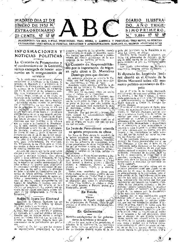 ABC MADRID 27-01-1935 página 25