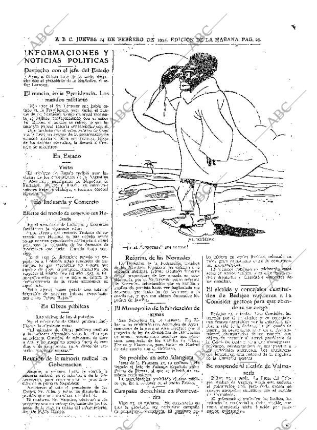 ABC MADRID 14-02-1935 página 29