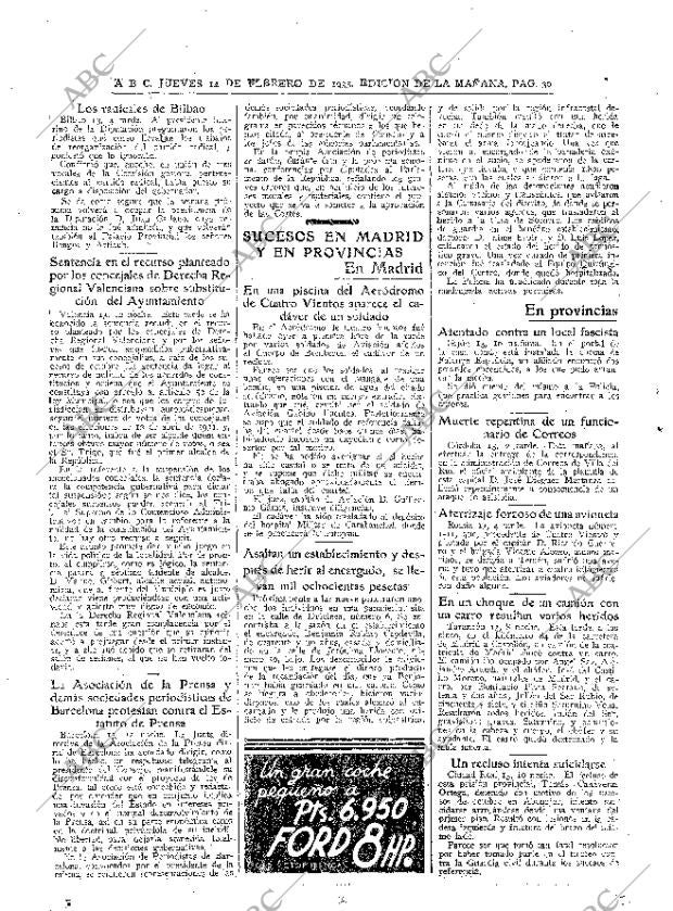 ABC MADRID 14-02-1935 página 30