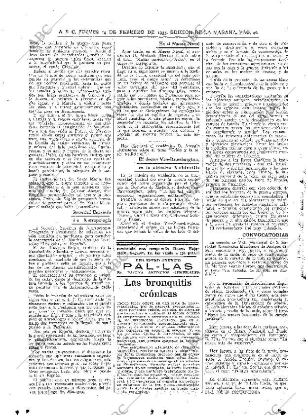 ABC MADRID 14-02-1935 página 40