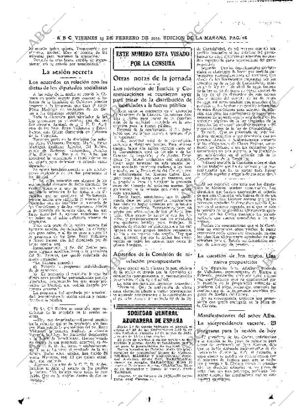 ABC MADRID 15-02-1935 página 18