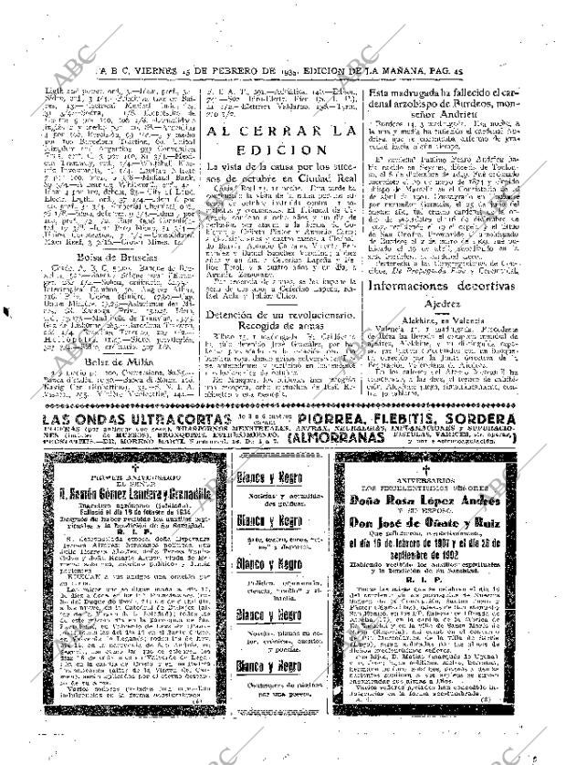 ABC MADRID 15-02-1935 página 45