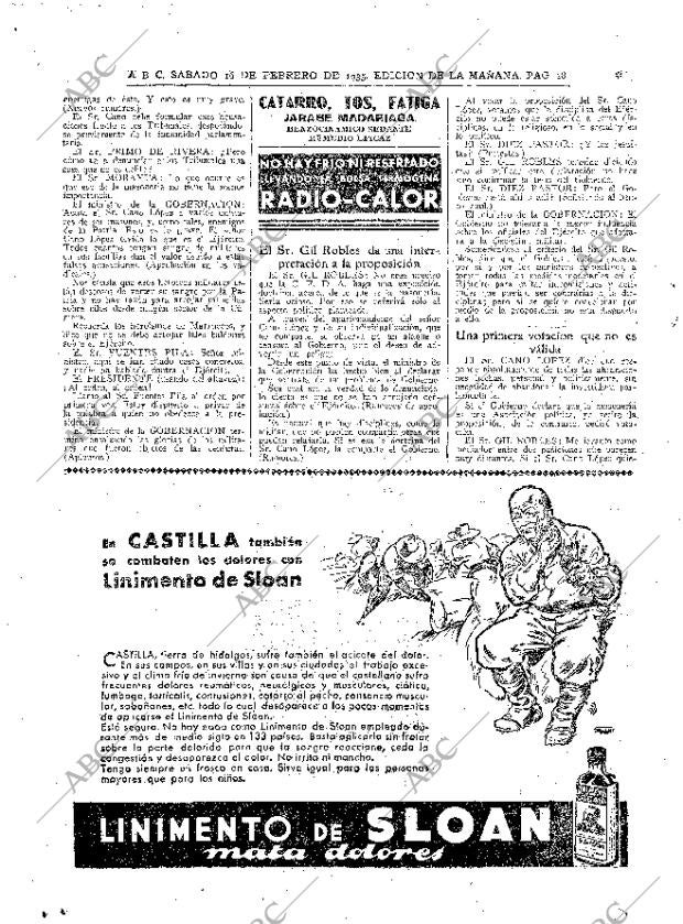 ABC MADRID 16-02-1935 página 18