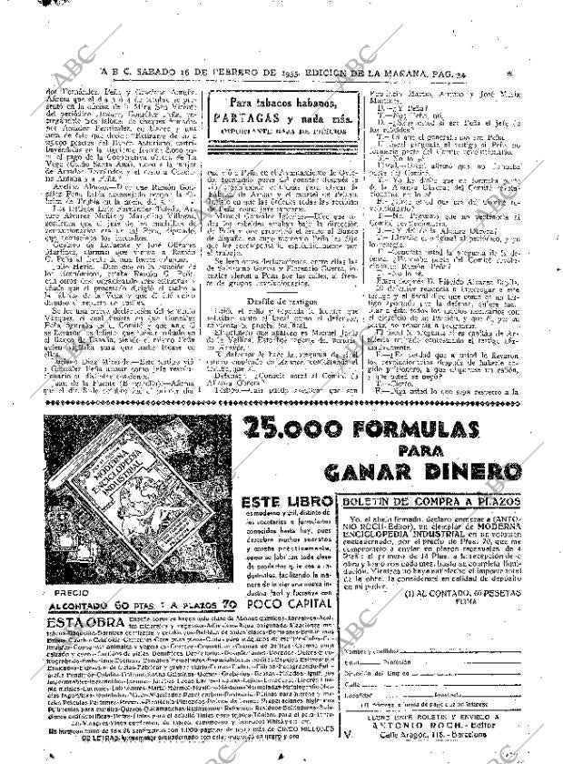 ABC MADRID 16-02-1935 página 34