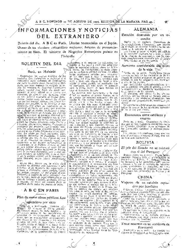 ABC MADRID 11-08-1935 página 45