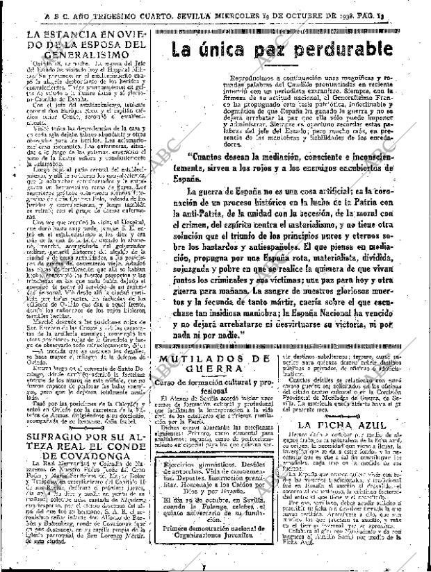 ABC SEVILLA 19-10-1938 página 13