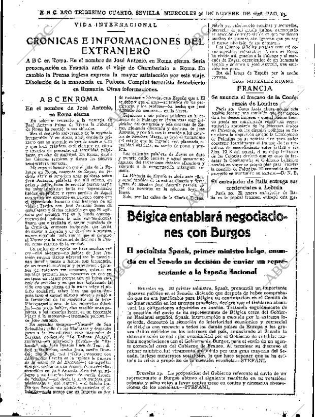 ABC SEVILLA 30-11-1938 página 13