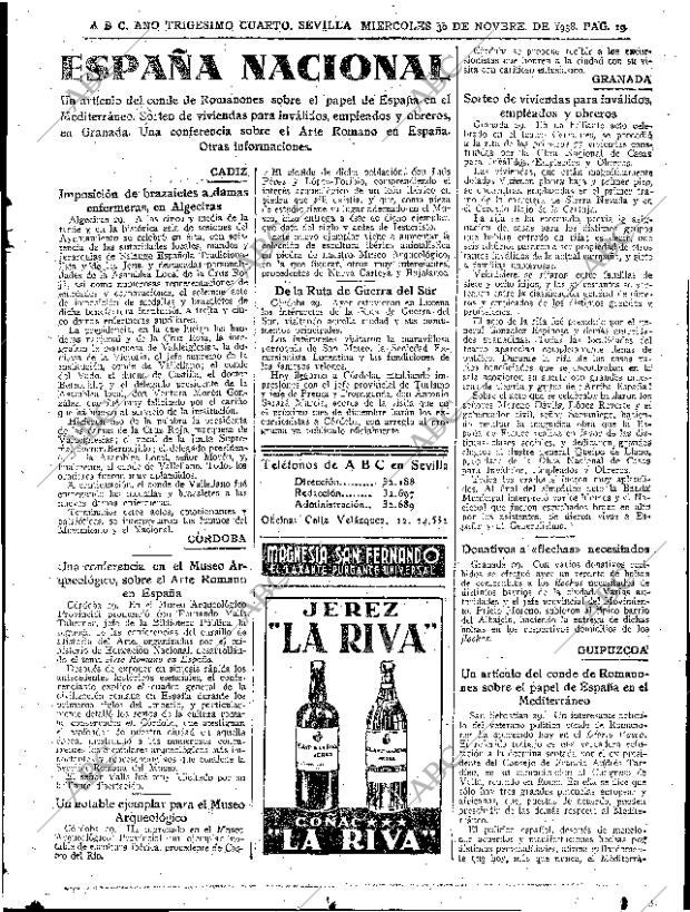 ABC SEVILLA 30-11-1938 página 19