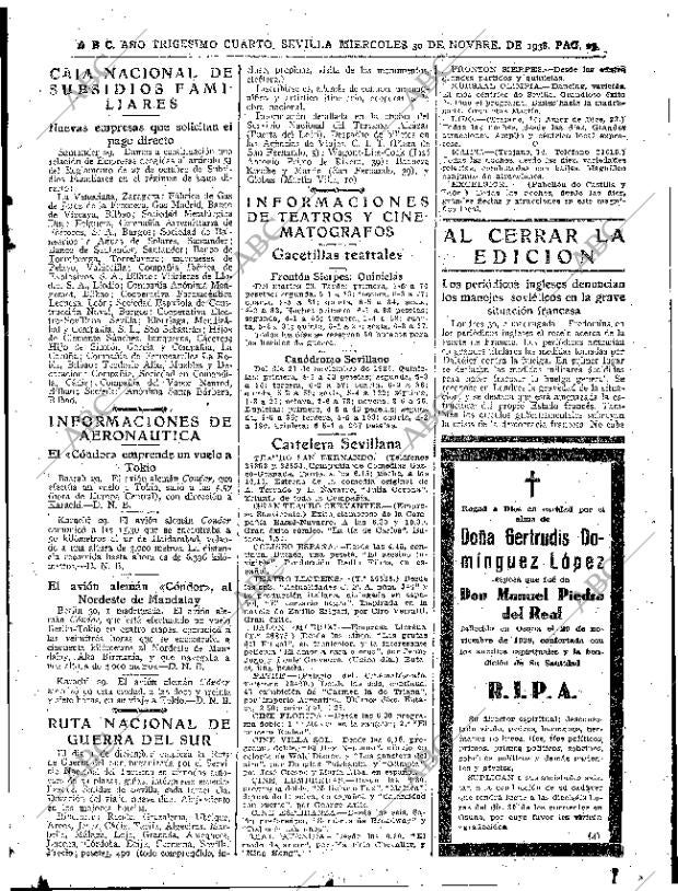 ABC SEVILLA 30-11-1938 página 23