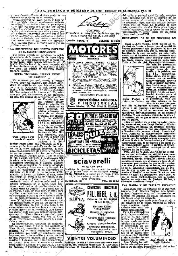 ABC MADRID 25-03-1951 página 23
