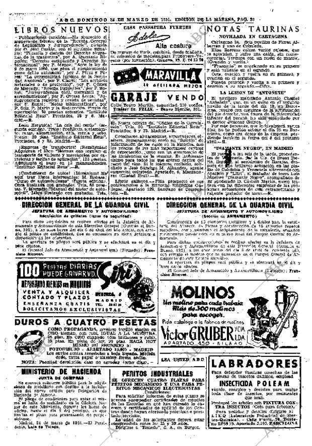 ABC MADRID 25-03-1951 página 30