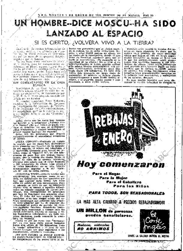ABC MADRID 07-01-1958 página 19