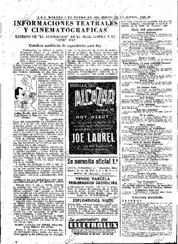 ABC MADRID 07-01-1958 página 43