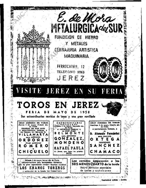 ABC SEVILLA 01-05-1958 página 6