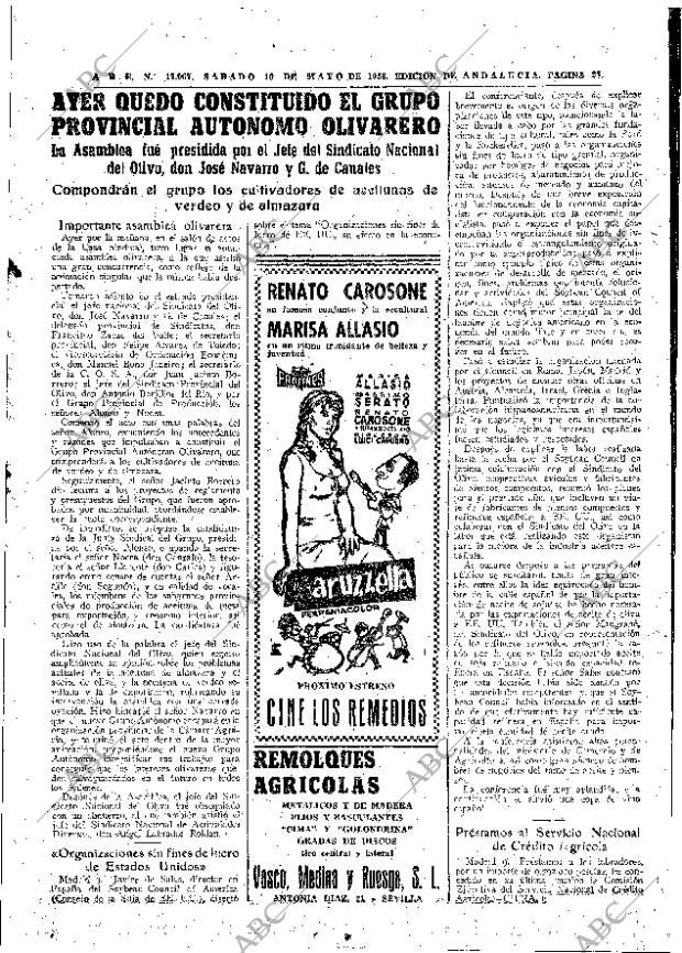 ABC SEVILLA 10-05-1958 página 27