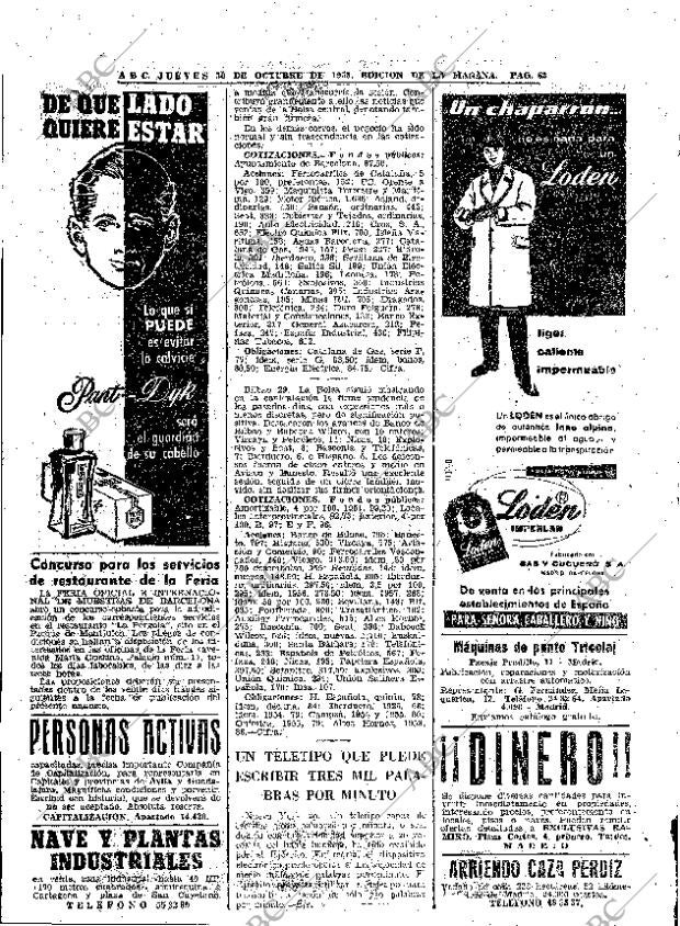 ABC MADRID 30-10-1958 página 62