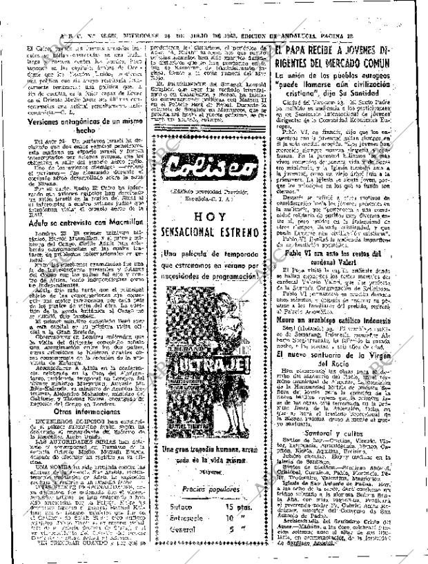 ABC SEVILLA 24-07-1963 página 22