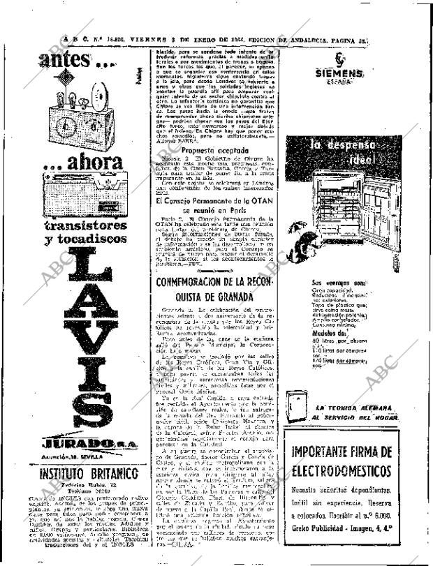 ABC SEVILLA 03-01-1964 página 38