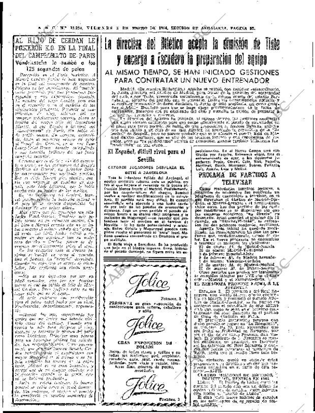 ABC SEVILLA 03-01-1964 página 57