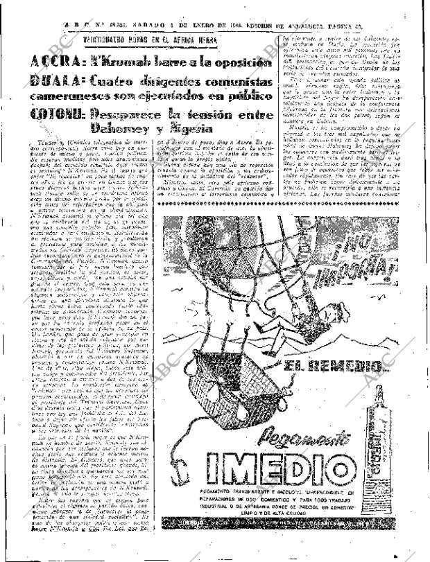 ABC SEVILLA 04-01-1964 página 43