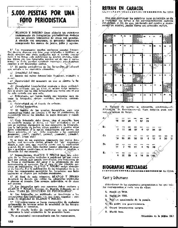 BLANCO Y NEGRO MADRID 24-07-1965 página 120