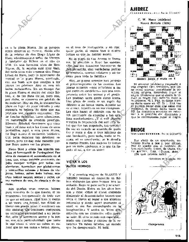 BLANCO Y NEGRO MADRID 28-08-1965 página 115
