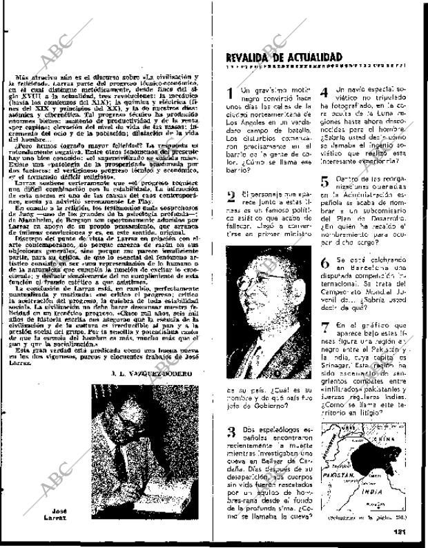 BLANCO Y NEGRO MADRID 28-08-1965 página 121
