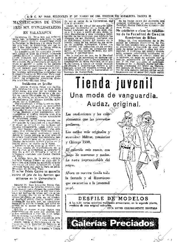 ABC SEVILLA 27-03-1968 página 43