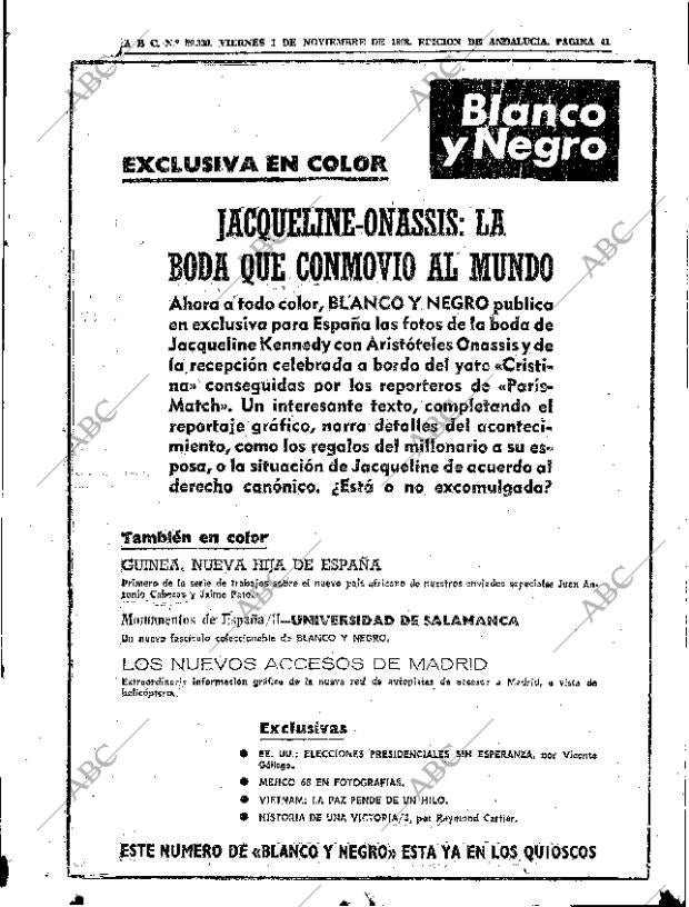 ABC SEVILLA 01-11-1968 página 41
