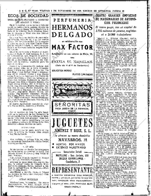 ABC SEVILLA 01-11-1968 página 46