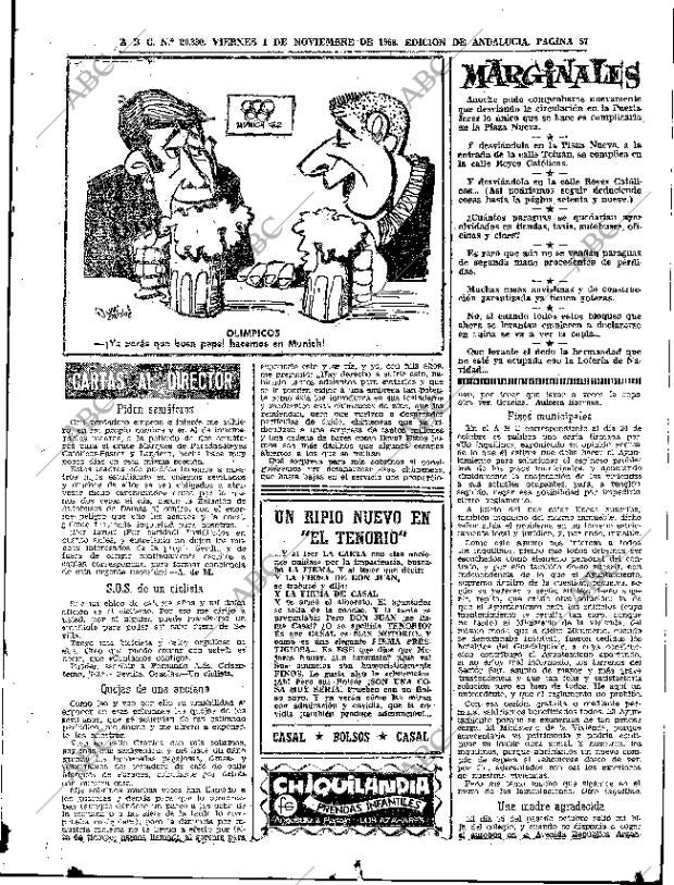 ABC SEVILLA 01-11-1968 página 57