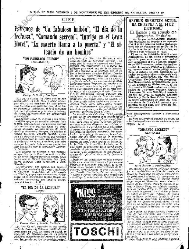 ABC SEVILLA 01-11-1968 página 69