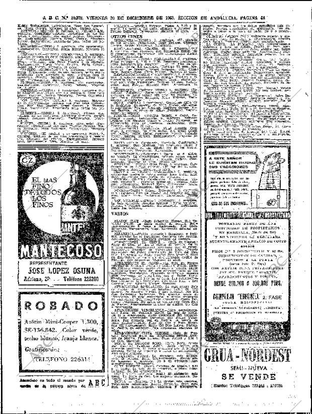 ABC SEVILLA 20-12-1968 página 64