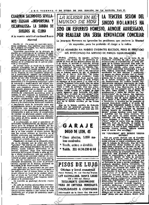 ABC MADRID 17-01-1969 página 27