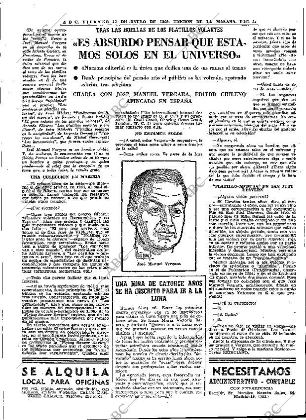ABC MADRID 17-01-1969 página 31