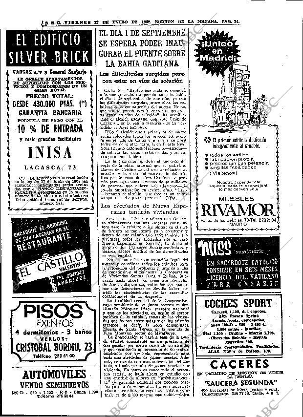 ABC MADRID 17-01-1969 página 34