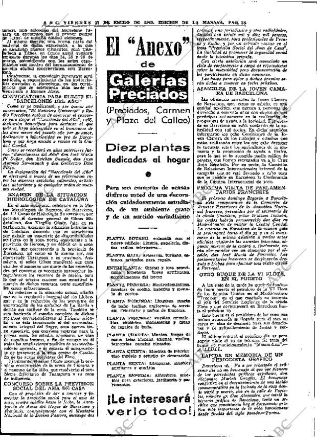 ABC MADRID 17-01-1969 página 38