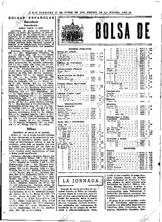 ABC MADRID 17-01-1969 página 52