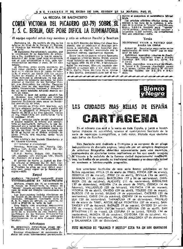 ABC MADRID 17-01-1969 página 57