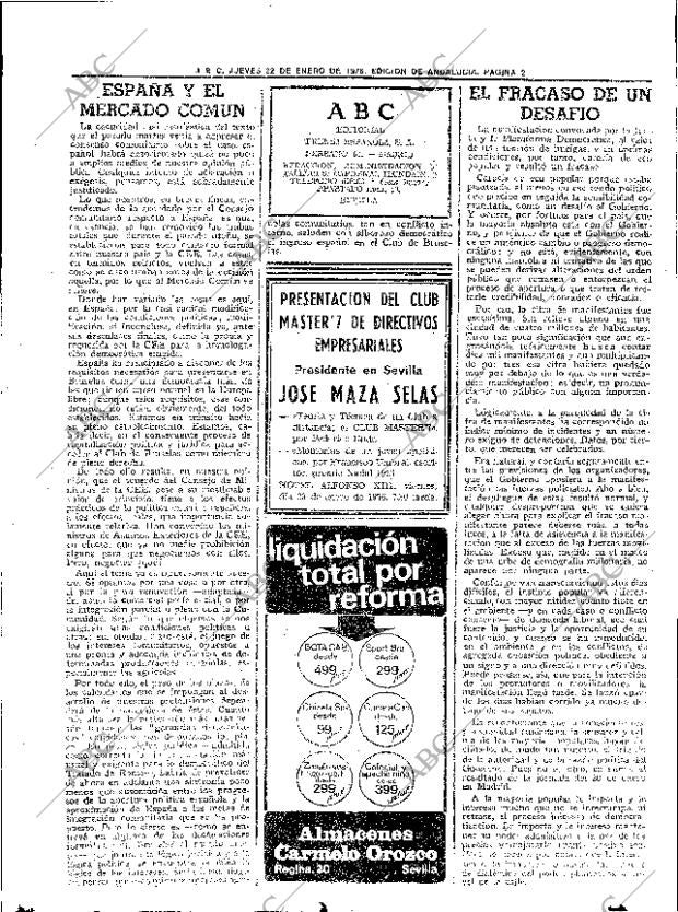 ABC SEVILLA 22-01-1976 página 14