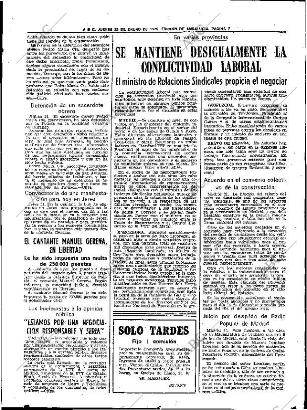 ABC SEVILLA 22-01-1976 página 19