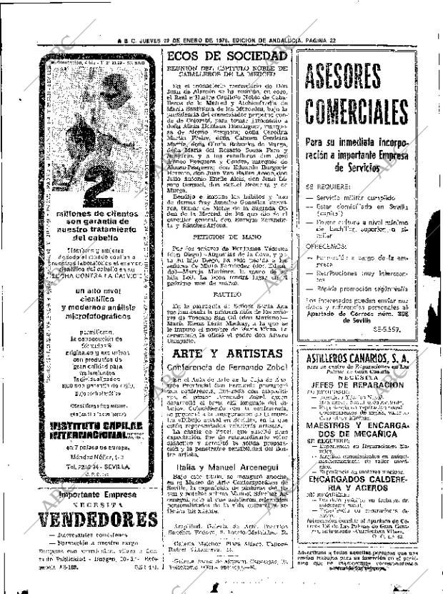 ABC SEVILLA 22-01-1976 página 34